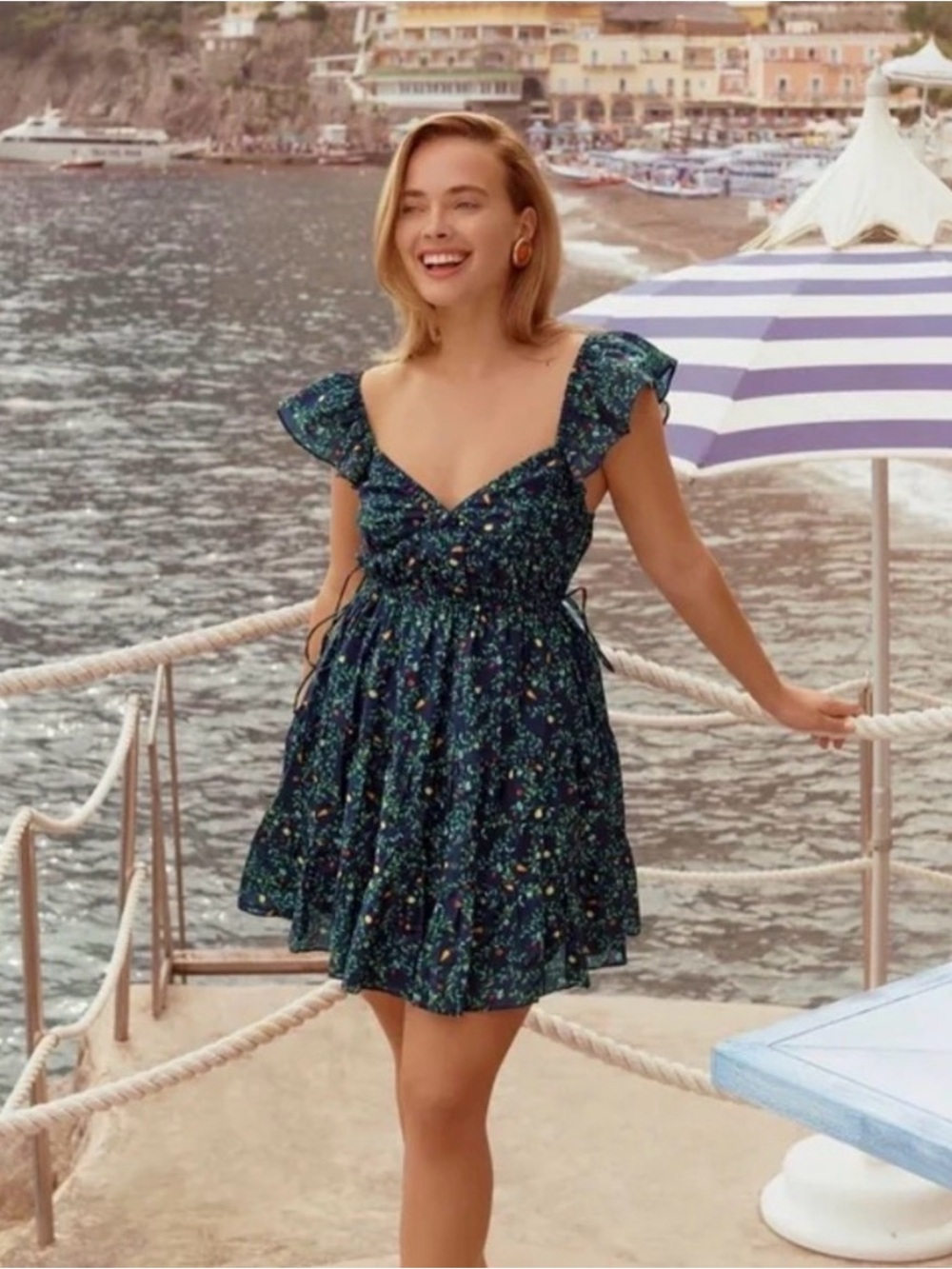 Hill House Mini Dress (The Lucia Dress - Midnight Garden)
